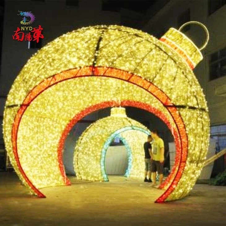 3D Lighted Ball Shape Entrance
