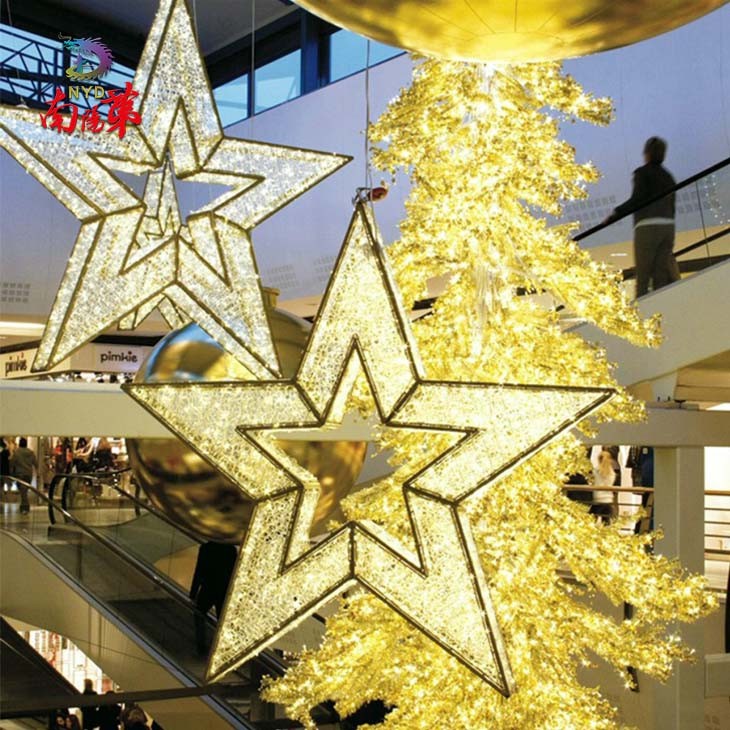 Hanging Star 3D Led Motif Light Christmas