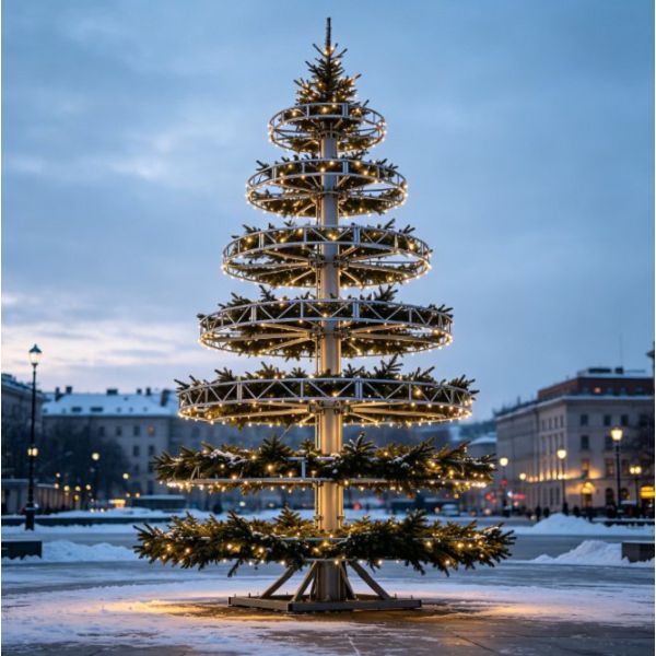 Snabb-montering av julgran
