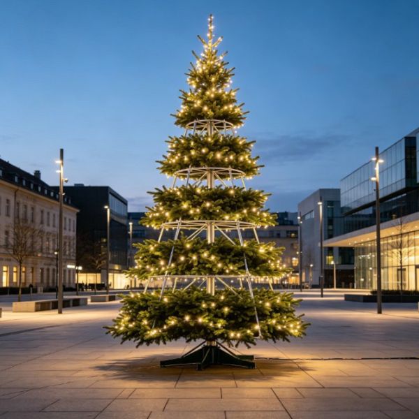 Sektionerad julgran