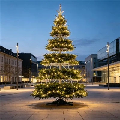 Sektionerad julgran